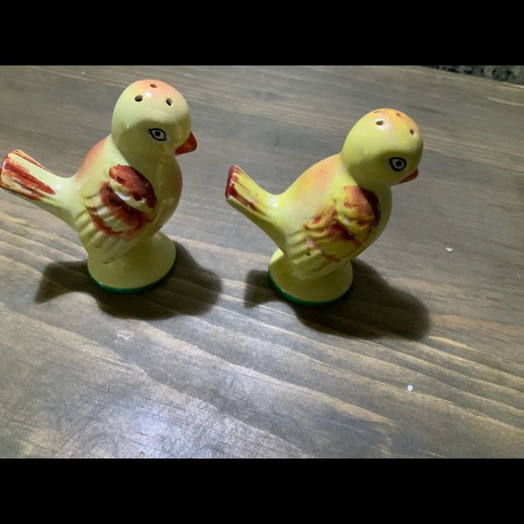 Made in Japan yellow birds S&P - Picture 4 of 6